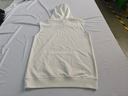 White Cap Sleeve Hoodie