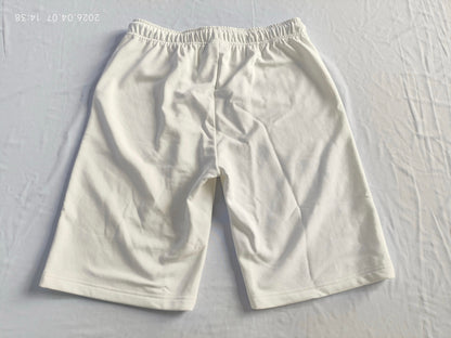 White Sweat Shorts (10in inseam)
