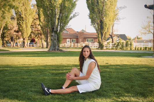 White Sweat Shorts (10in inseam)