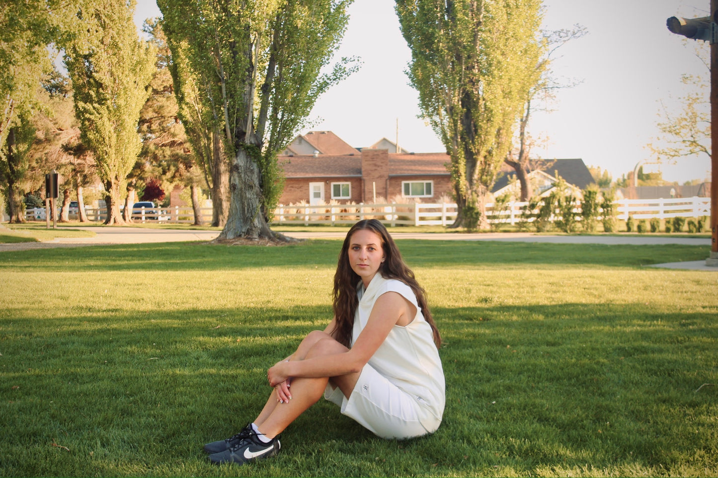 White Sweat Shorts (12in inseam)