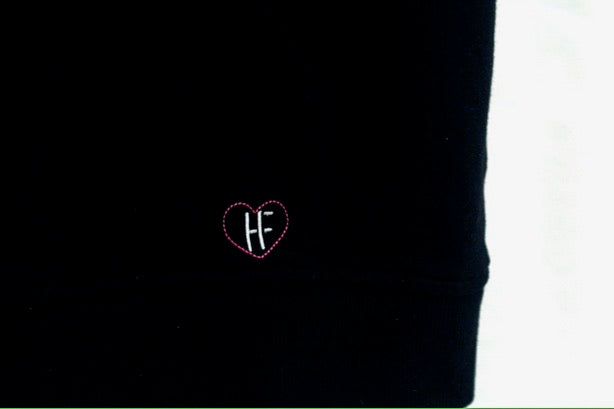 Black Cap Sleeve Hoodie