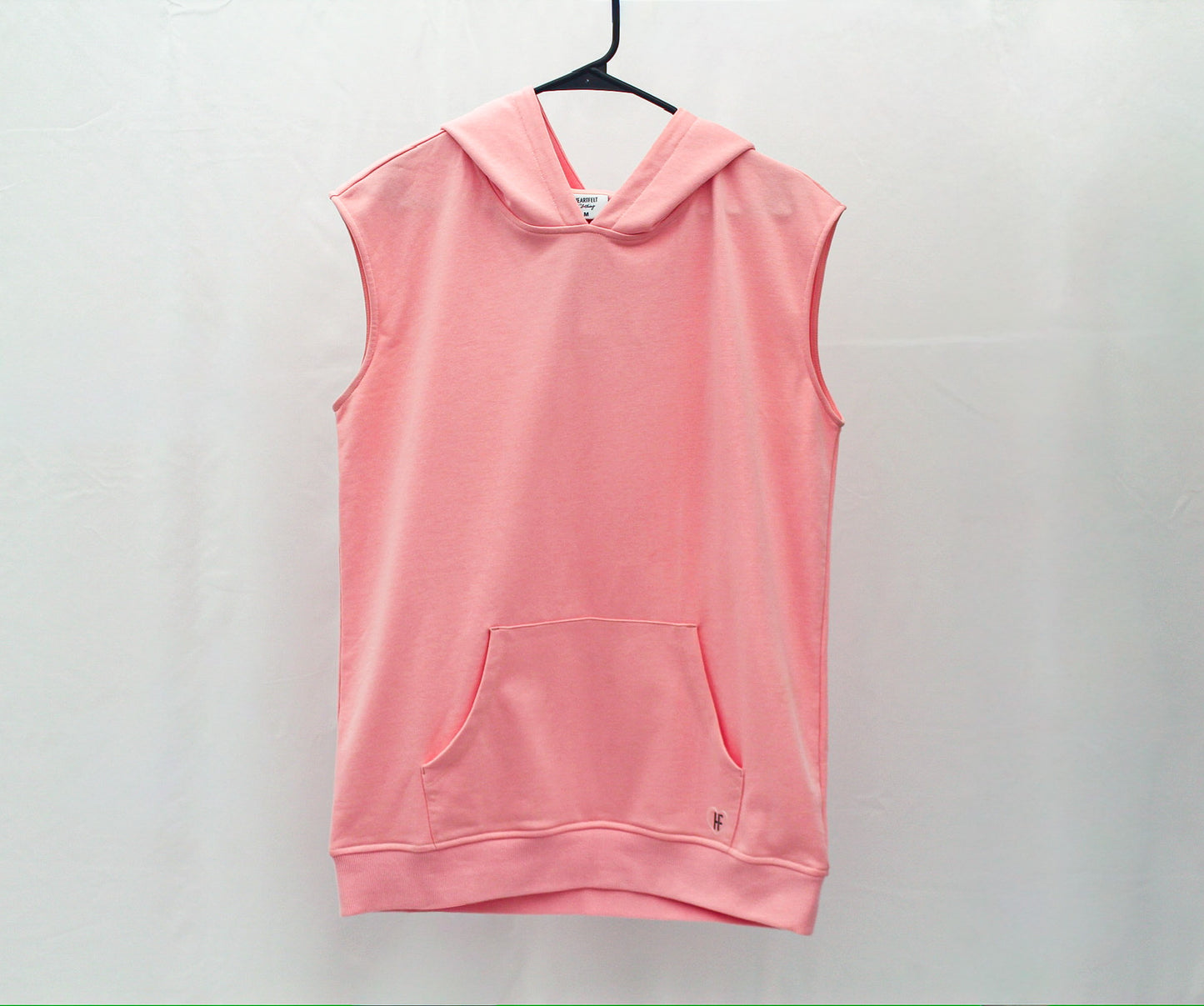 Pink Cap Sleeve Hoodie