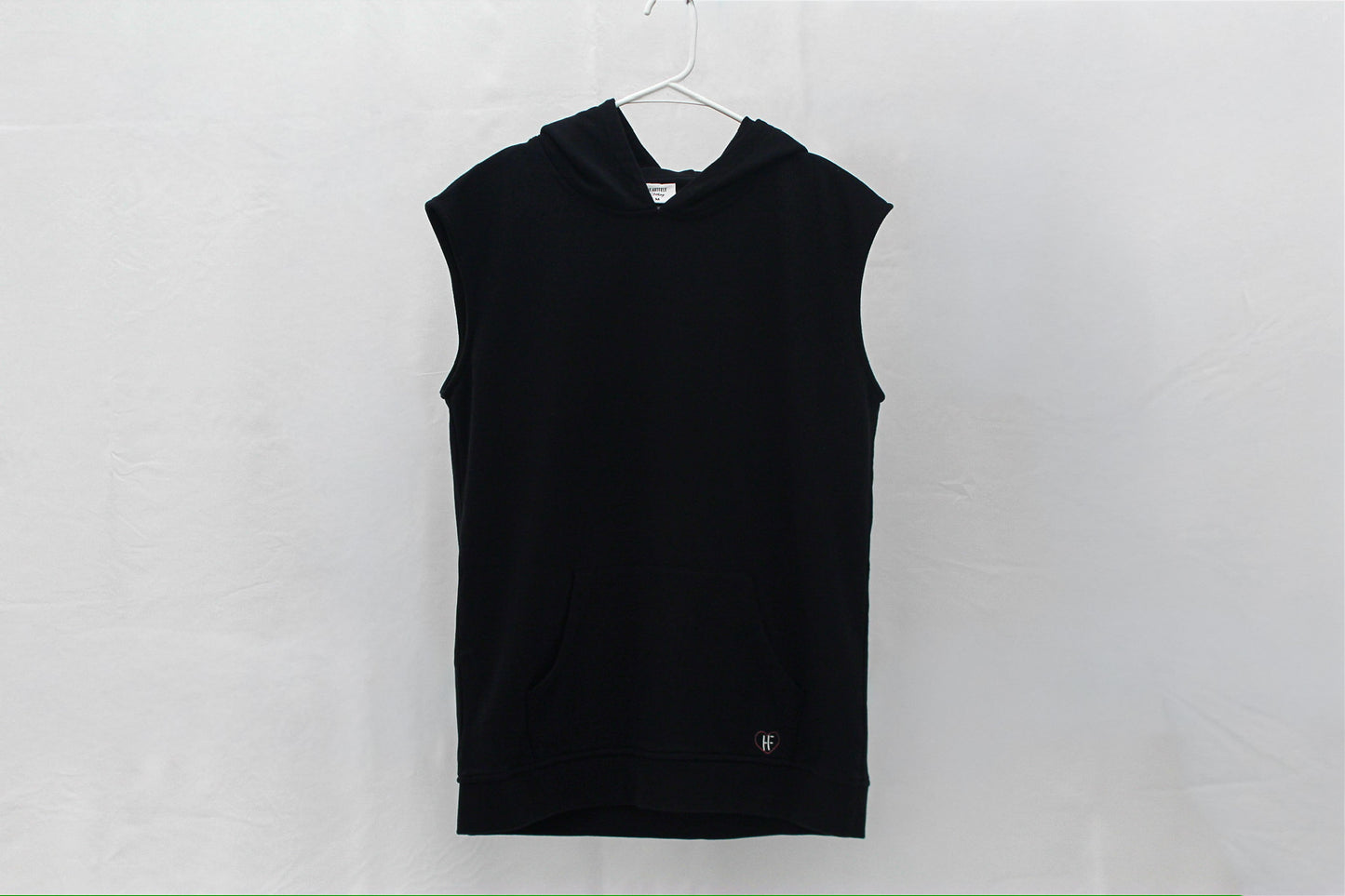 Black Cap Sleeve Hoodie