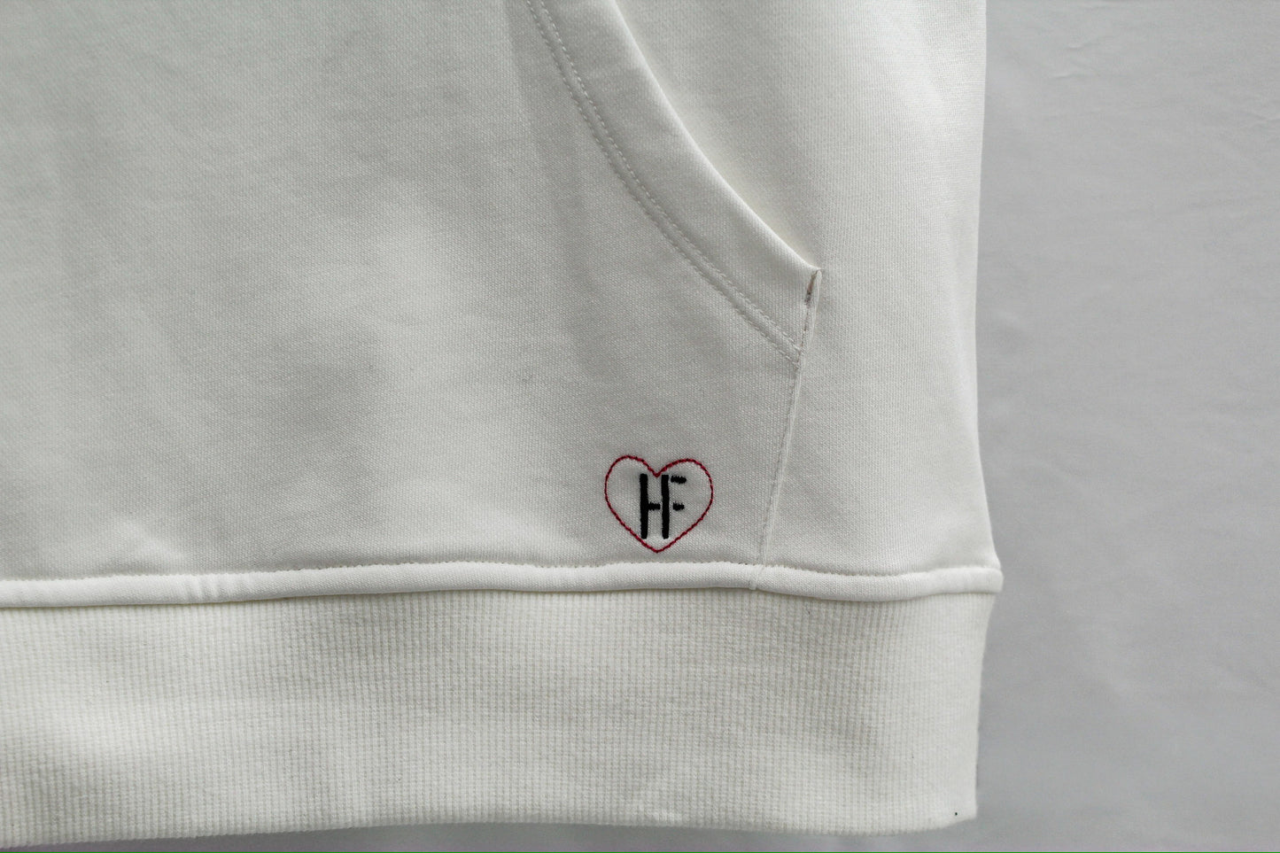 White Cap Sleeve Hoodie